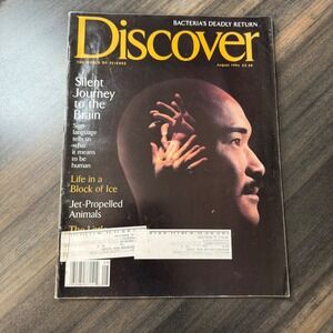 Discover Magazine August 1994 Silent Journey to the Brain Bacteria Deadly Return